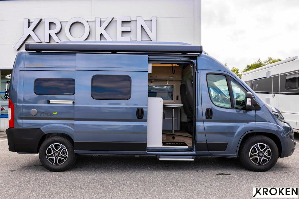 Hymer Free 600 | Pop up tak | Tøff bil | 9-trinns automat#5