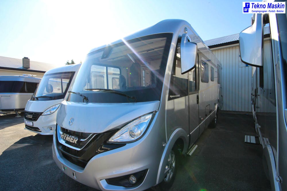 Hymer BMC I 690 Qeen seng- Alde Dobbelt Bunn-Skinn#1