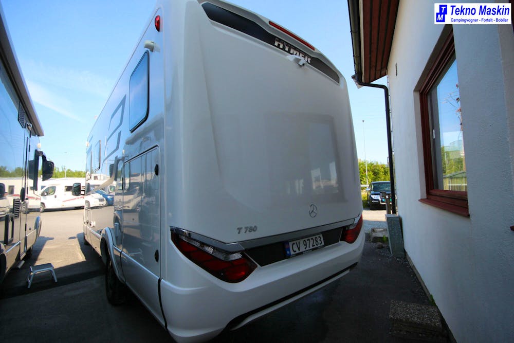 Hymer B 780ML Hydrauliske støtteben-Inverter- Skinn interiør#6