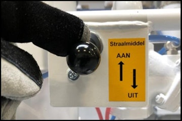 Tredje signal' på maskinen for å åpne/lukke sandventil (/3m)